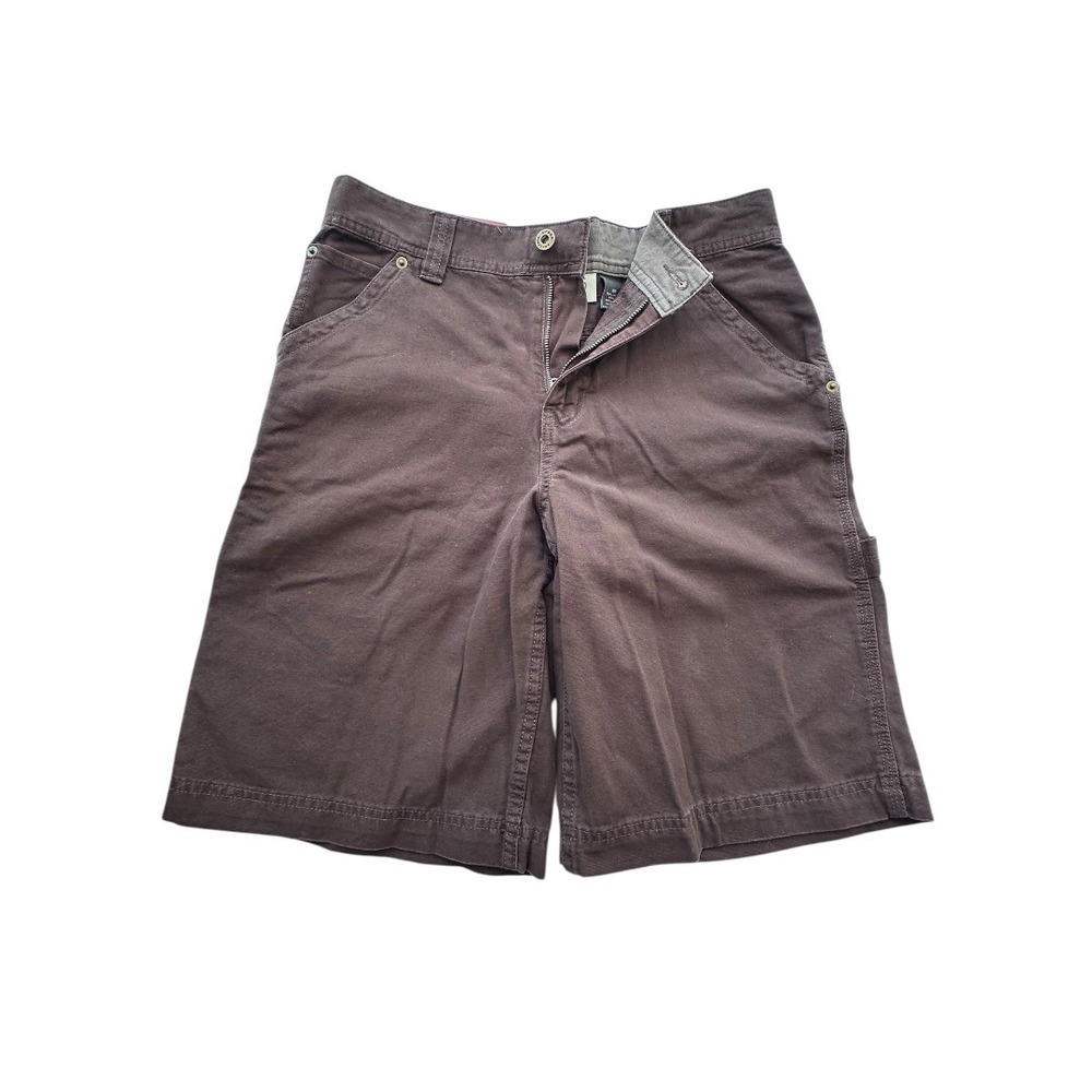 Urban Pipeline Carpenter Shorts Boys 16H Brown Cotton Canvas Utility Excellent